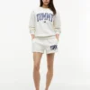 Calções de moletom com logótipo Varsity Tommy Calções de moletom com logótipo Varsity Tommy