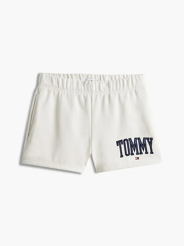 Calções de moletom com logótipo Varsity Tommy Calções de moletom com logótipo Varsity Tommy