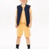 Calções de moletom de perna larga com logótipo Hilfiger para criança Calções de moletom de perna larga com logótipo Hilfiger para criança