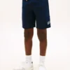 Calções de moletom de perna larga com logótipo Hilfiger para criança Calções de moletom de perna larga com logótipo Hilfiger para criança