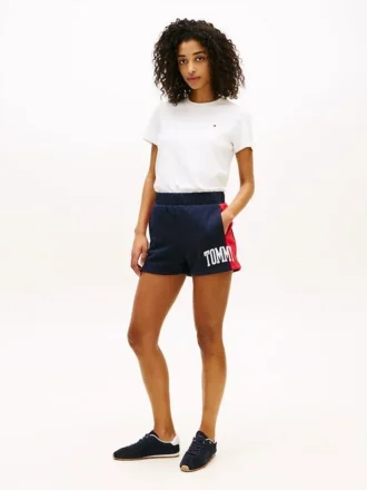 Calções de moletom Varsity Tommy Logo Colorblock