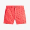 Calções Regular Fit de 18 cm com estampado de âncoras