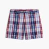 Calção Madras de 7″ com corte regular
