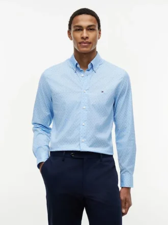 Camisa All-Day com corte regular e estampado geométrico