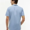Camisa com corte regular tingida na peça Camisa com corte regular tingida na peça
