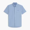 Camisa com corte regular tingida na peça Camisa com corte regular tingida na peça