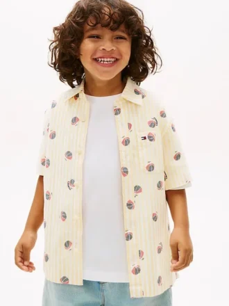 Camisa de basquetebol infantil com bolso elástico