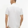 Camisa de calções em mistura de linho, corte regular Camisa de calções em mistura de linho, corte regular