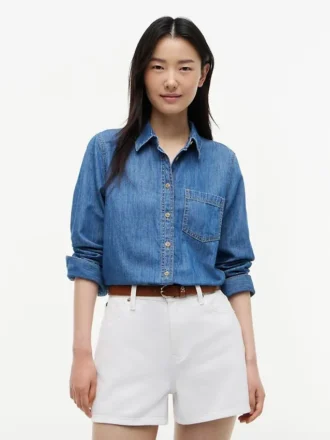 Camisa de chambray