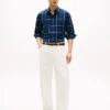 Camisa de corte regular com padrão xadrez para todo o dia Camisa de corte regular com padrão xadrez para todo o dia