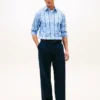 Camisa de corte regular com padrão xadrez para todo o dia Camisa de corte regular com padrão xadrez para todo o dia