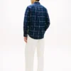 Camisa de corte regular com padrão xadrez para todo o dia Camisa de corte regular com padrão xadrez para todo o dia