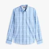Camisa de corte regular com padrão xadrez para todo o dia Camisa de corte regular com padrão xadrez para todo o dia