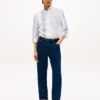 Camisa de corte regular com riscas mistas para todo o dia Camisa de corte regular com riscas mistas para todo o dia