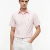 Camisa de corte regular tingida na peça Camisa de corte regular tingida na peça