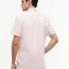 Camisa de corte regular tingida na peça Camisa de corte regular tingida na peça