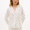 Camisa de dormir com estampado floral Camisa de dormir com estampado floral