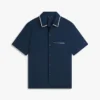 Camisa de lã leve de corte descontraído Camisa de lã leve de corte descontraído