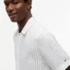 Camisa de linho misto com corte descontraído da New York Label