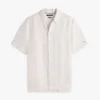 Camisa de linho misto com corte descontraído da New York Label