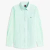 Camisa de popeline às riscas Tommy Jeans Camisa de popeline às riscas Tommy Jeans
