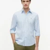 Camisa de riscas para todo o dia com corte regular Camisa de riscas para todo o dia com corte regular