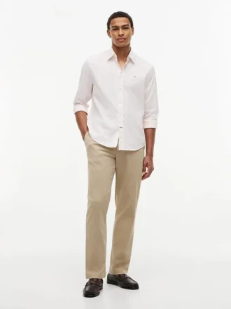 Camisa de riscas para todo o dia com corte regular