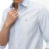 Camisa de riscas para todo o dia com corte regular Camisa de riscas para todo o dia com corte regular