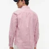 Camisa de riscas para todo o dia com corte regular Camisa de riscas para todo o dia com corte regular