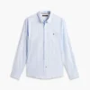 Camisa de riscas para todo o dia com corte regular Camisa de riscas para todo o dia com corte regular
