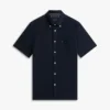 Camisa de seersucker de corte regular Camisa de seersucker de corte regular