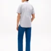 Camisa de seersucker às riscas com corte regular Camisa de seersucker às riscas com corte regular