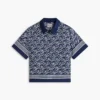 Camisa de voile com monograma em letra cursiva Camisa de voile com monograma em letra cursiva