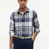 Camisa de xadrez de corte regular para o dia a dia