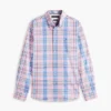 Camisa de xadrez de corte regular para o dia a dia