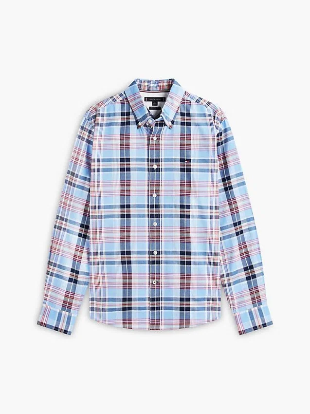 Camisa de xadrez de corte regular para o dia a dia Camisa de xadrez de corte regular para o dia a dia