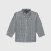 Camisa de xadrez para bebés