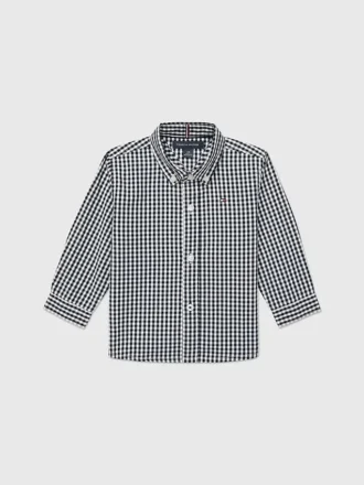 Camisa de xadrez para bebés