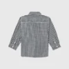 Camisa de xadrez para bebés
