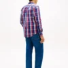 Camisa Flex com xadrez multicolorido e corte regular Camisa Flex com xadrez multicolorido e corte regular