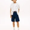 Camisa infantil elástica com padrão de vela