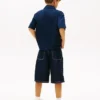 Camisa infantil em seersucker