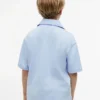 Camisa infantil em seersucker