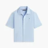 Camisa infantil em seersucker