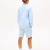 Camisa infantil folgada em mistura de linho