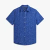 Camisa Jacquard com Estampado de Palmeiras Camisa Jacquard com Estampado de Palmeiras