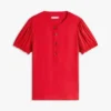Camisa leve com franzido Camisa leve com franzido