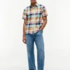 Camisa Madras Oxford de corte regular