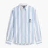 Camisa Oxford com monograma e corte clássico Camisa Oxford com monograma e corte clássico