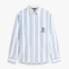 Camisa Oxford com monograma e corte clássico Camisa Oxford com monograma e corte clássico